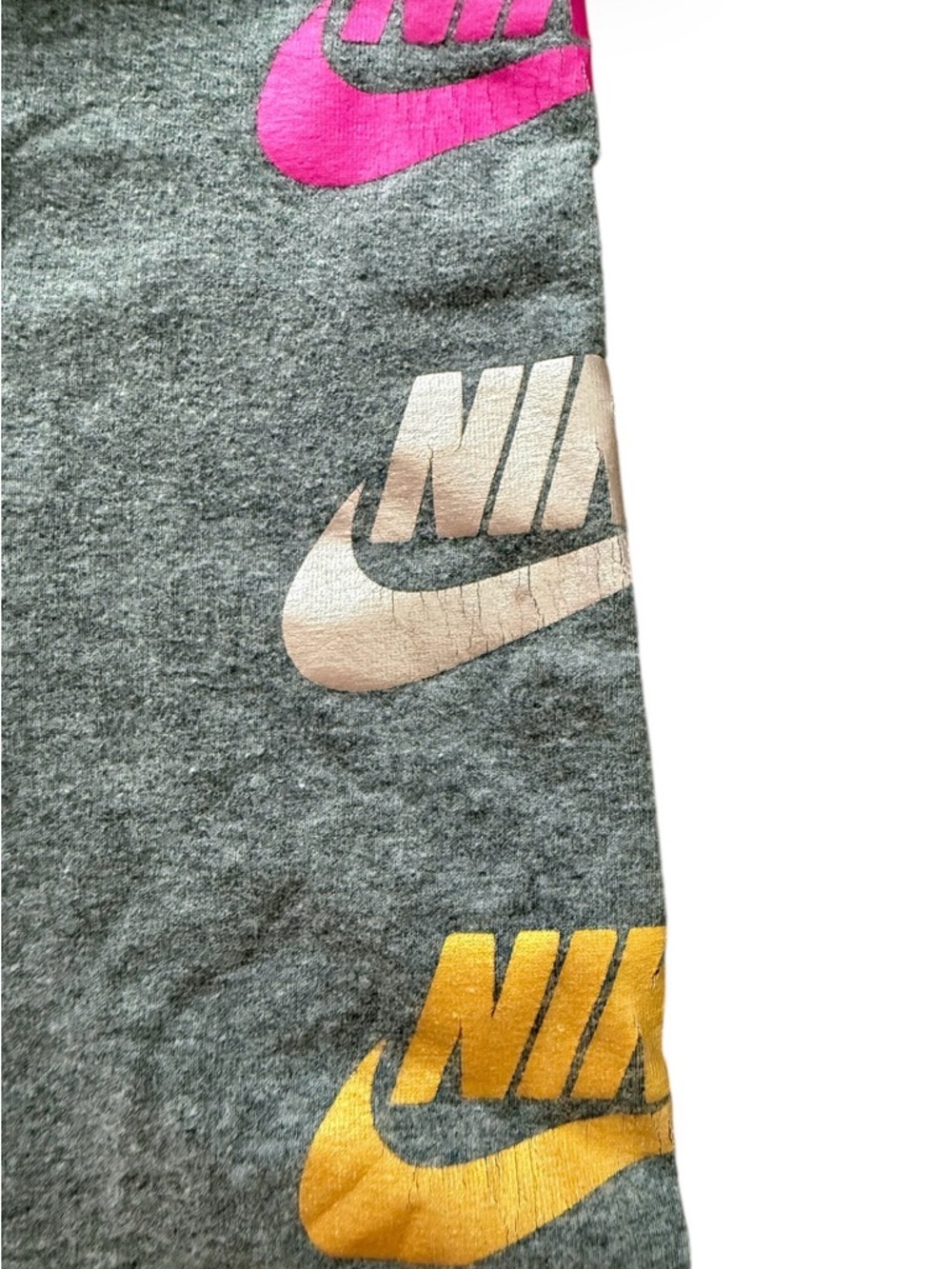 Nike Leggings Futura Shine Carbon Heather Logo Elastic Waist 2T Toddler
Cotton - Picture 4 of 5